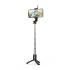 Mcdodo SS-1781 Adjustable Wireless Selfie Stick with Single Lamp,with 6 Adjustable Brightness Levels, up to 60-120 hours - Black